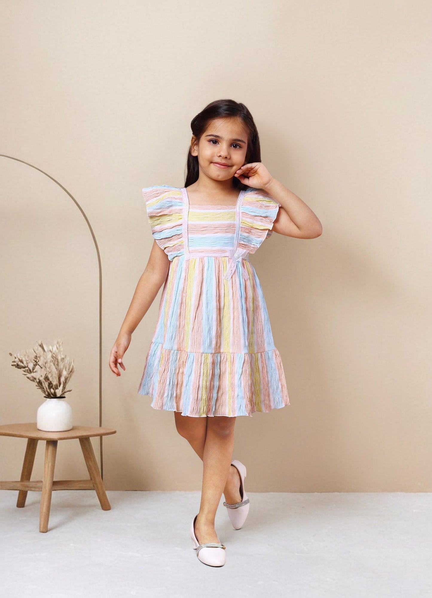 Bright Striped Dress