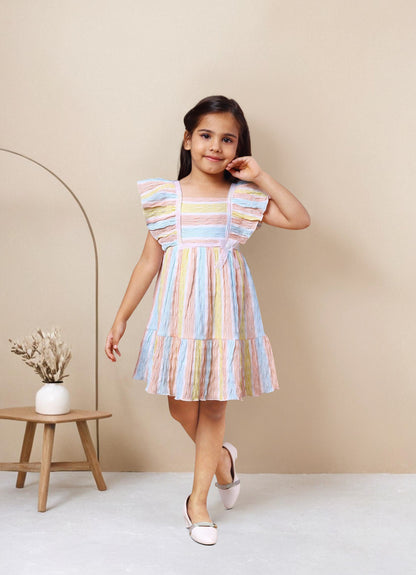 Bright Striped Dress