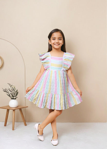 Bright Striped Dress