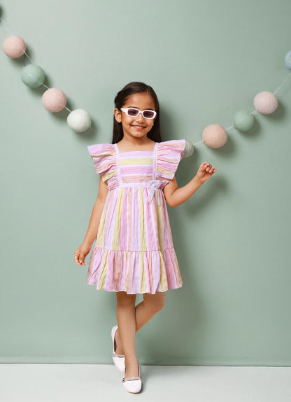 Bright Striped Dress