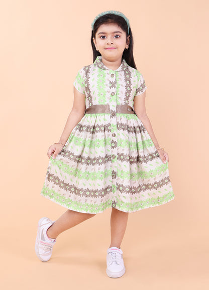 Meadow Bloom Shirt Dress