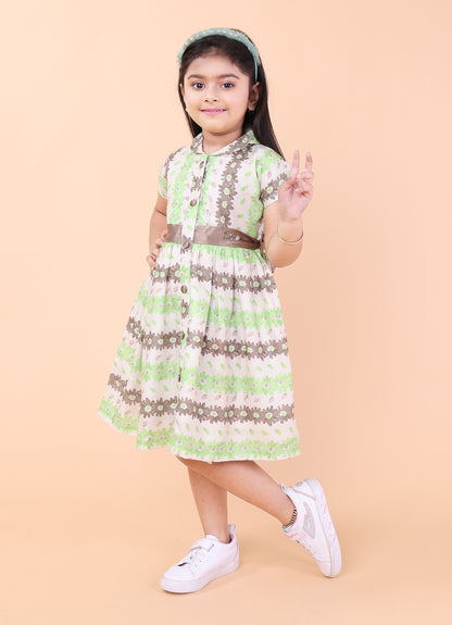 Meadow Bloom Shirt Dress