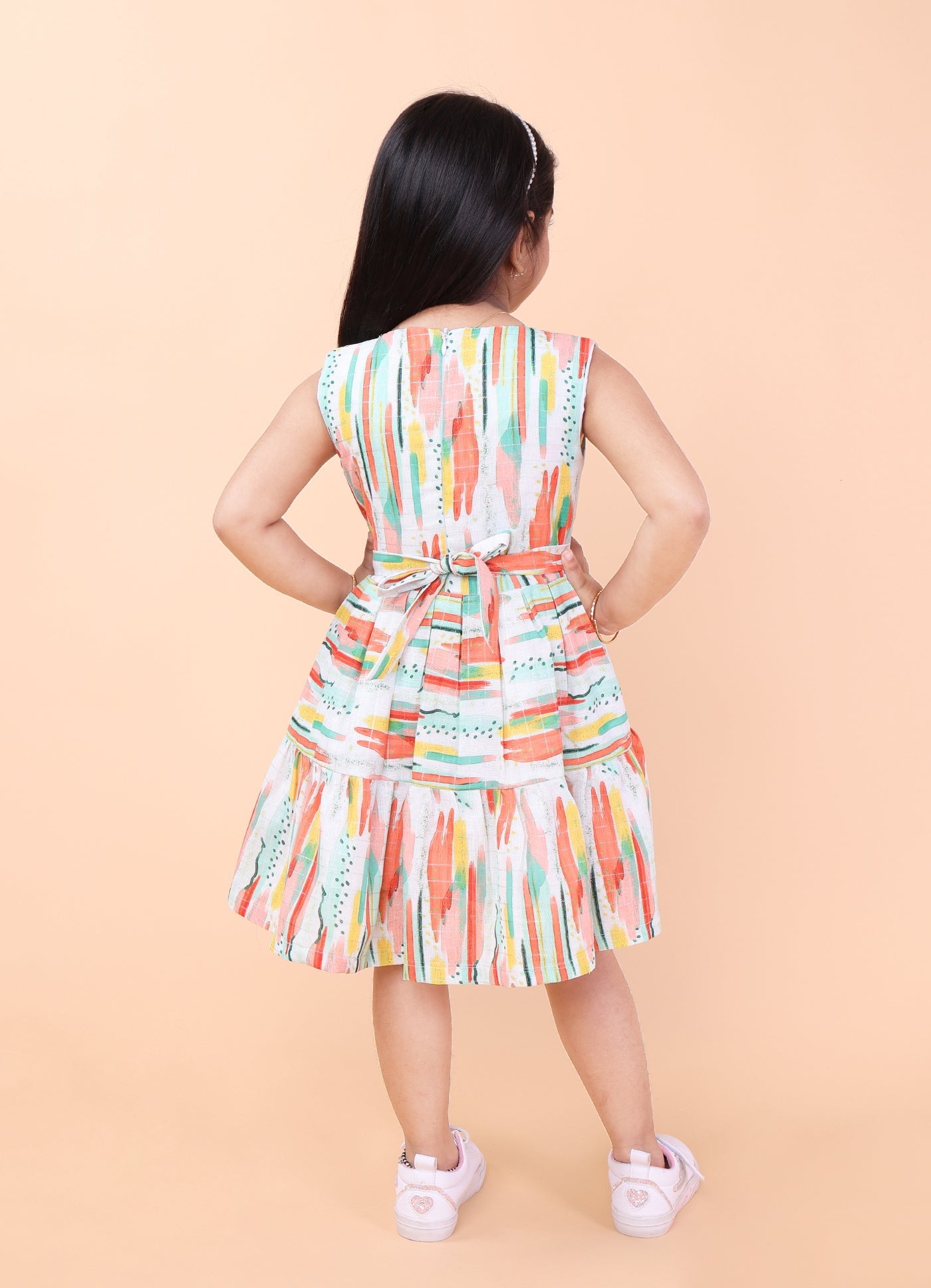 Abstract Print Dress