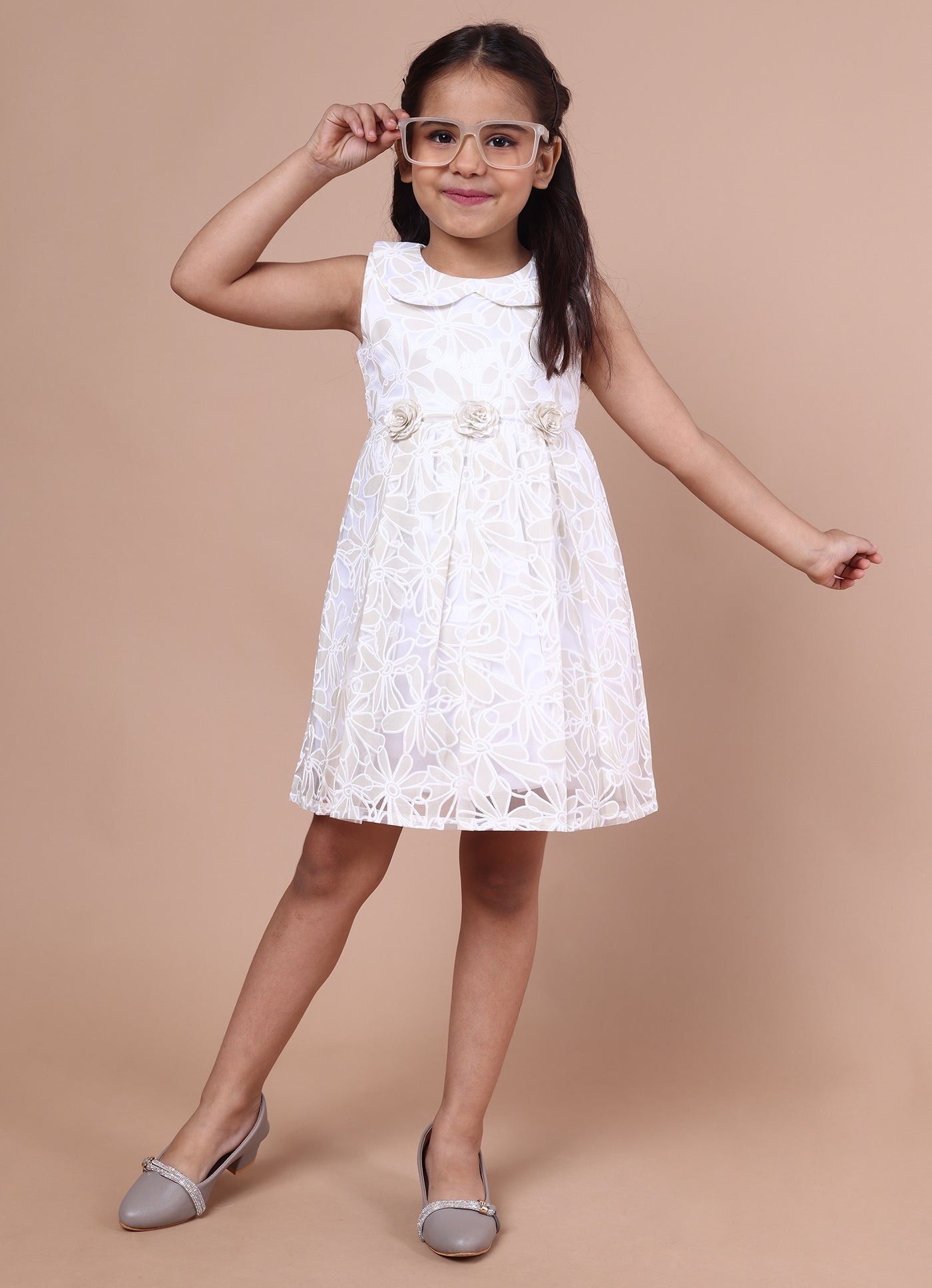 Floral Braso Party Dress