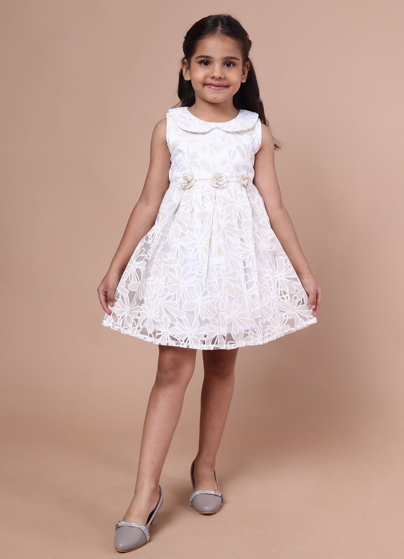 Floral Braso Party Dress