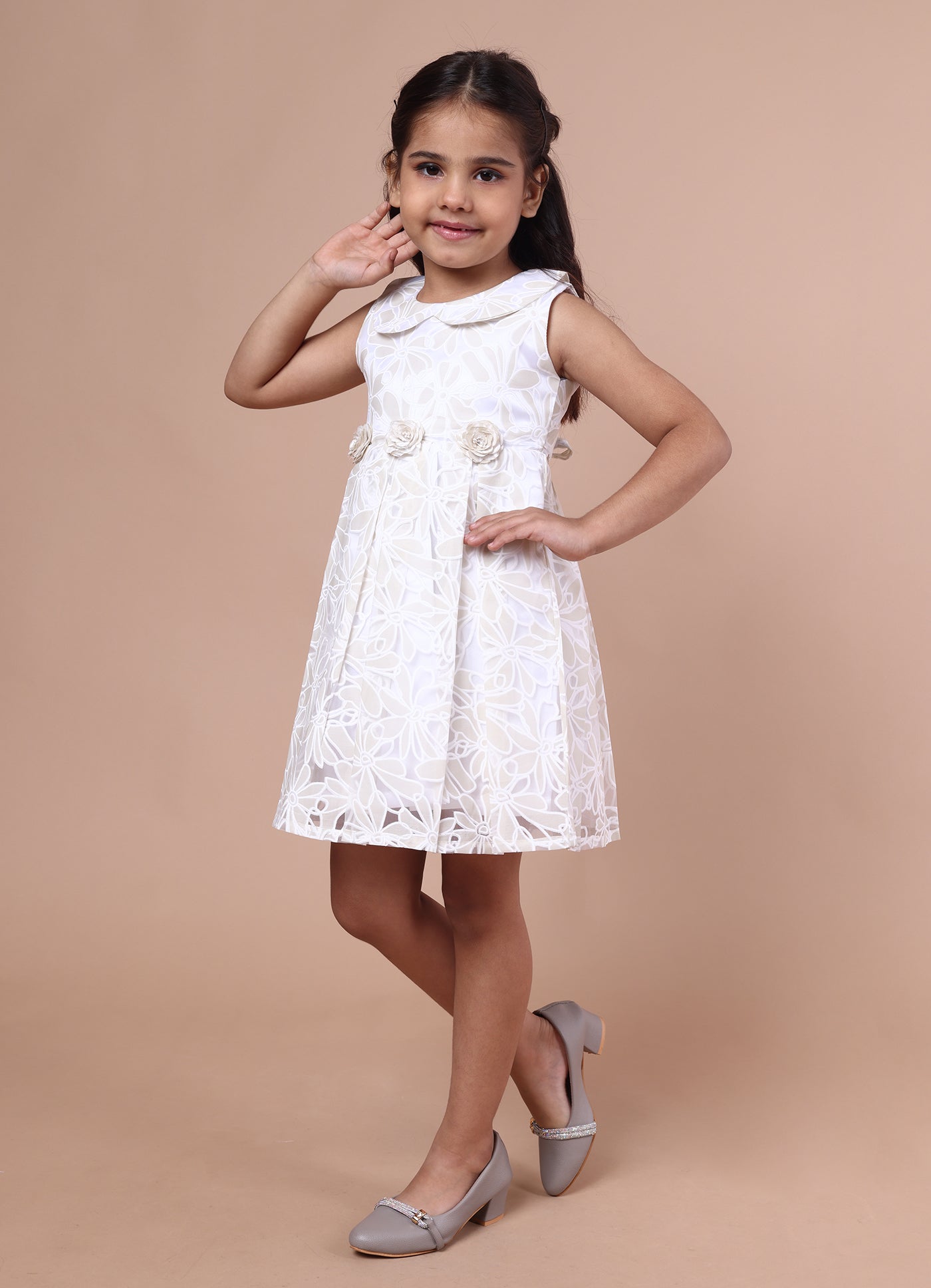 Floral Braso Party Dress