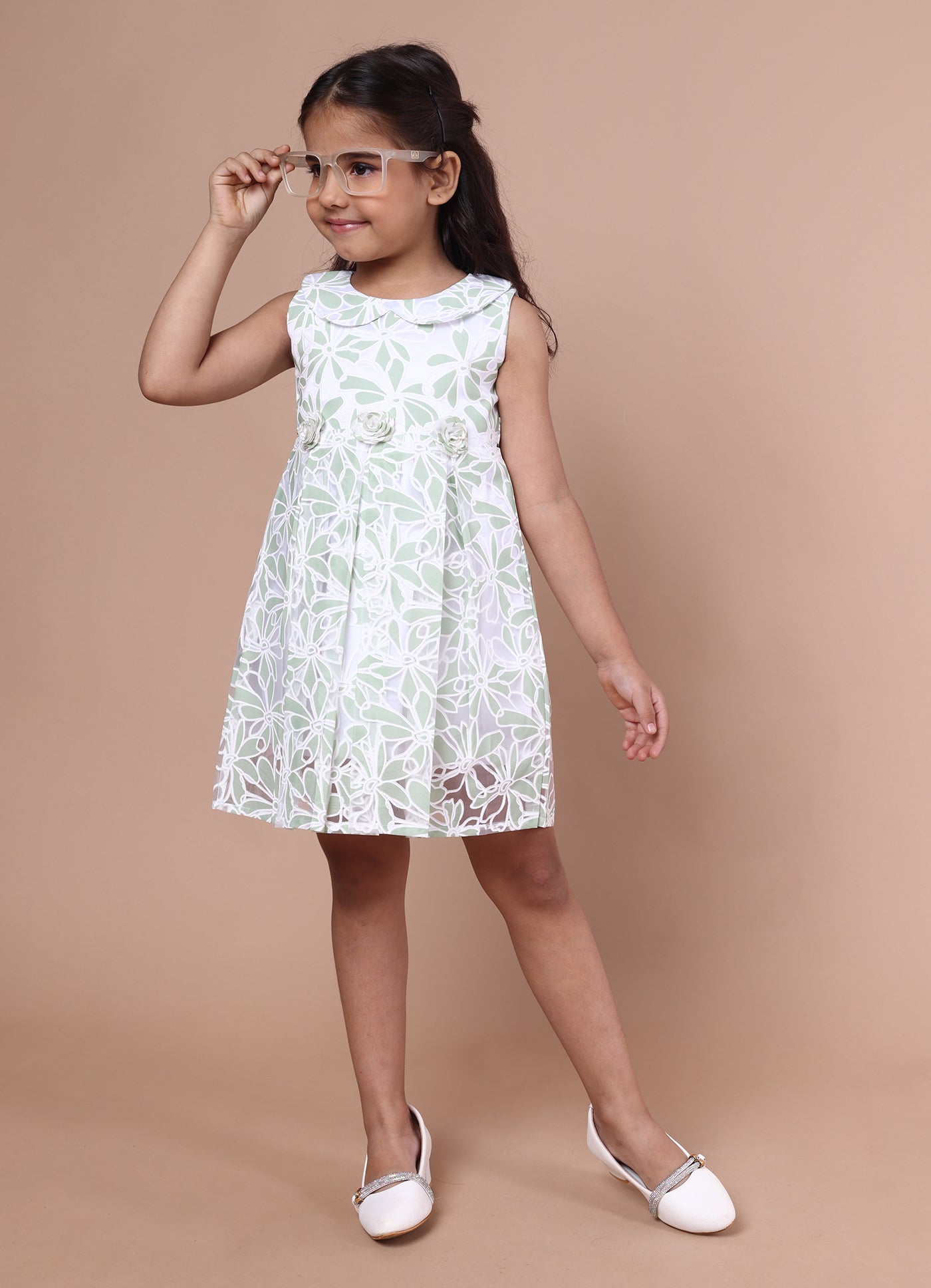 Floral Braso Party Dress