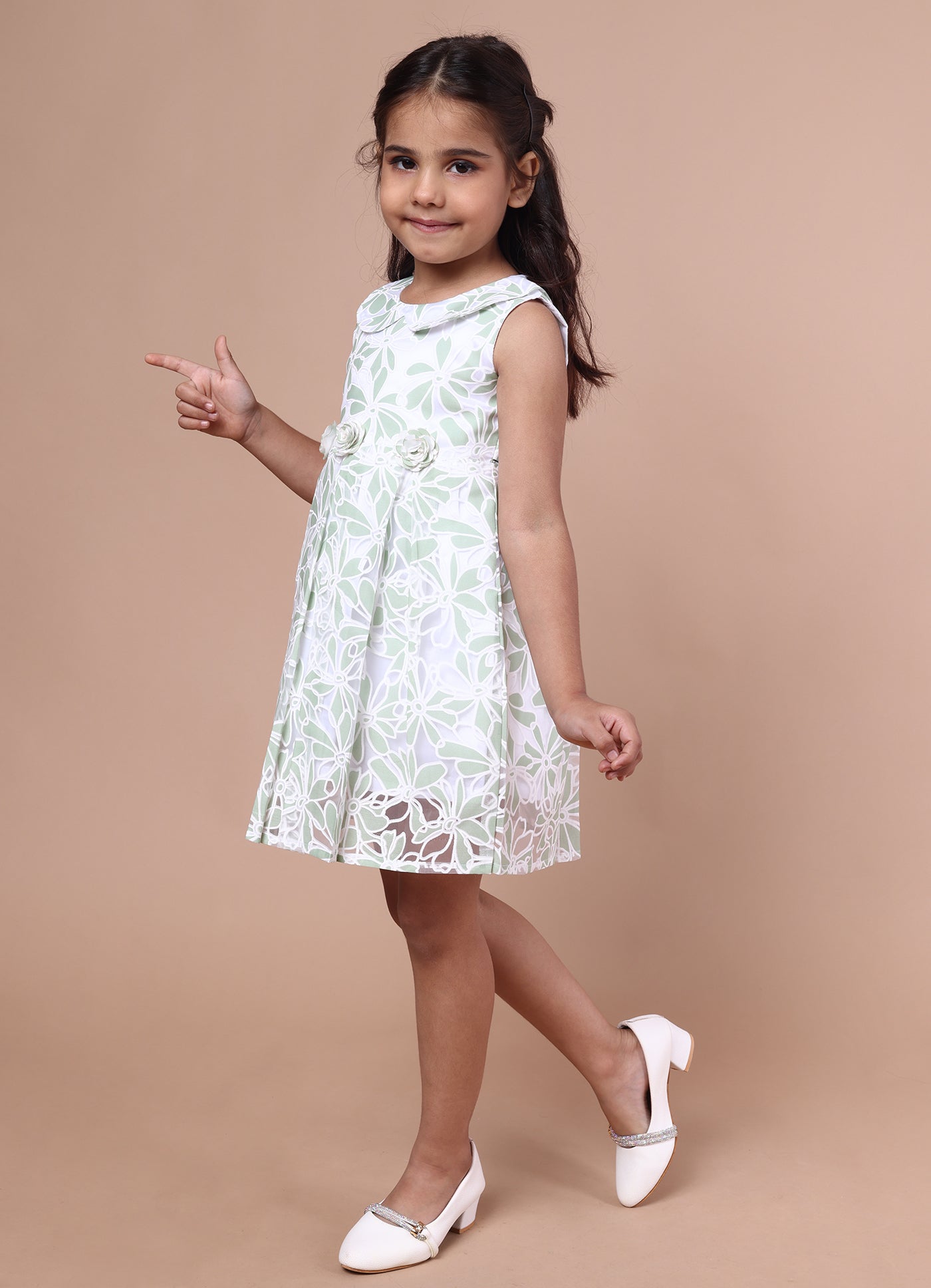 Floral Braso Party Dress