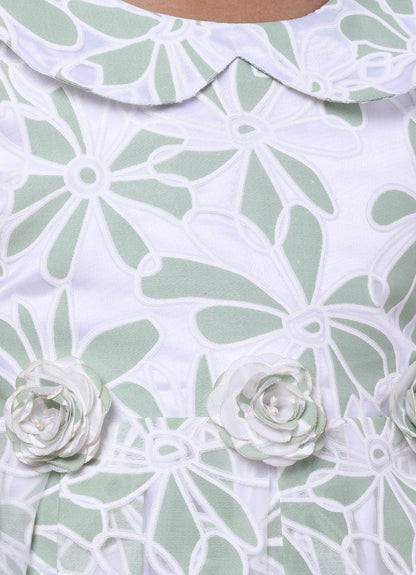 Floral Braso Party Dress