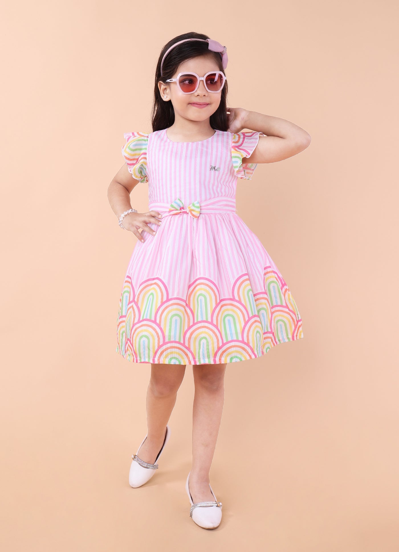 Bright Printed Colourful Dress