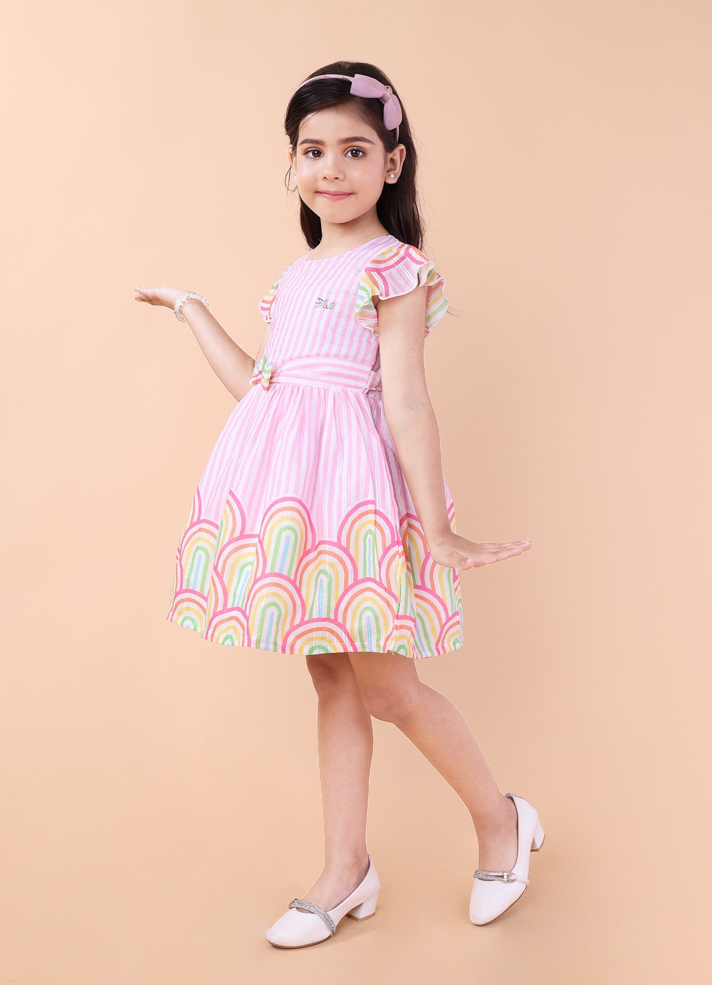 Bright Printed Colourful Dress