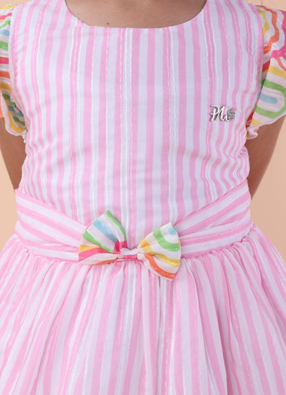 Bright Printed Colourful Dress