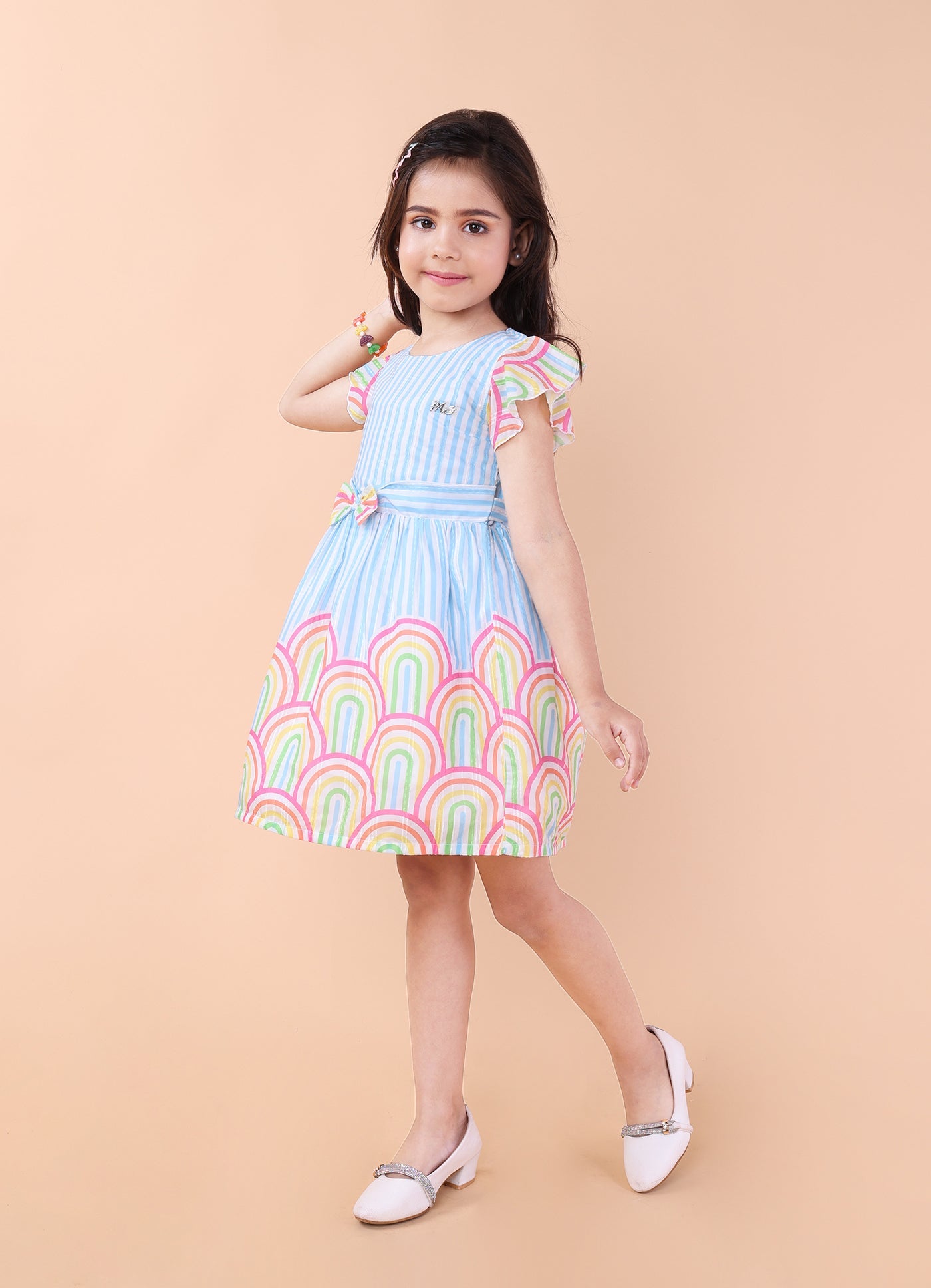 Bright Printed Colourful Dress