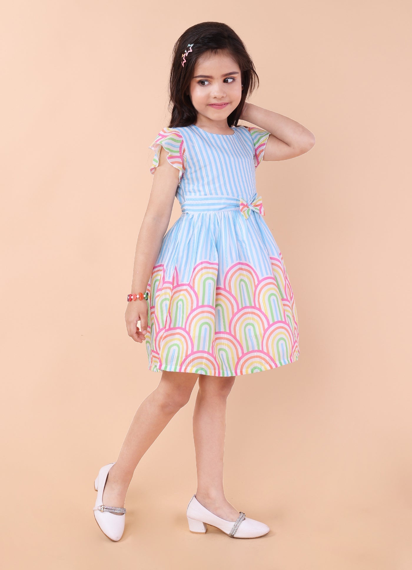 Bright Printed Colourful Dress