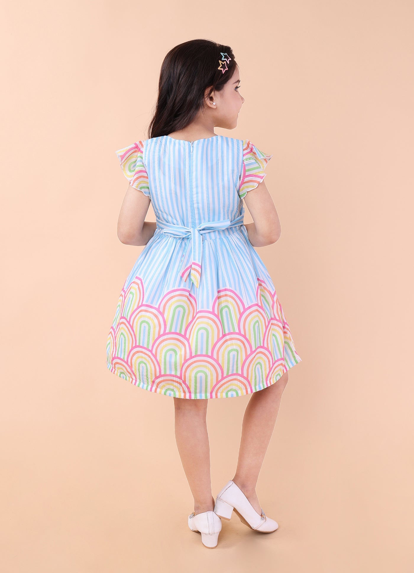 Bright Printed Colourful Dress