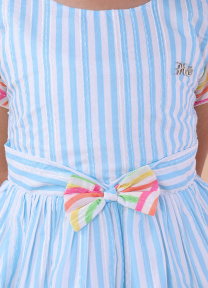 Bright Printed Colourful Dress