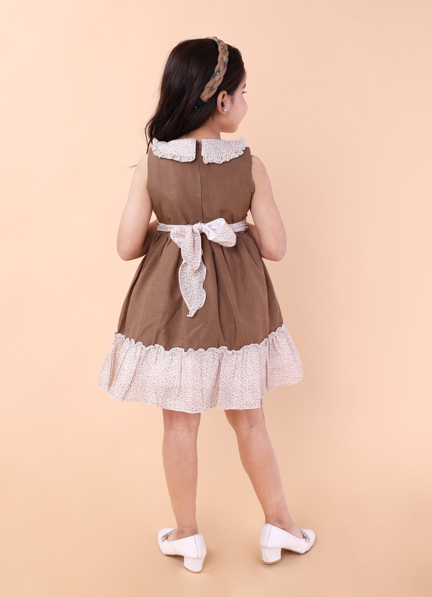 Blush & Brown Delight Dress