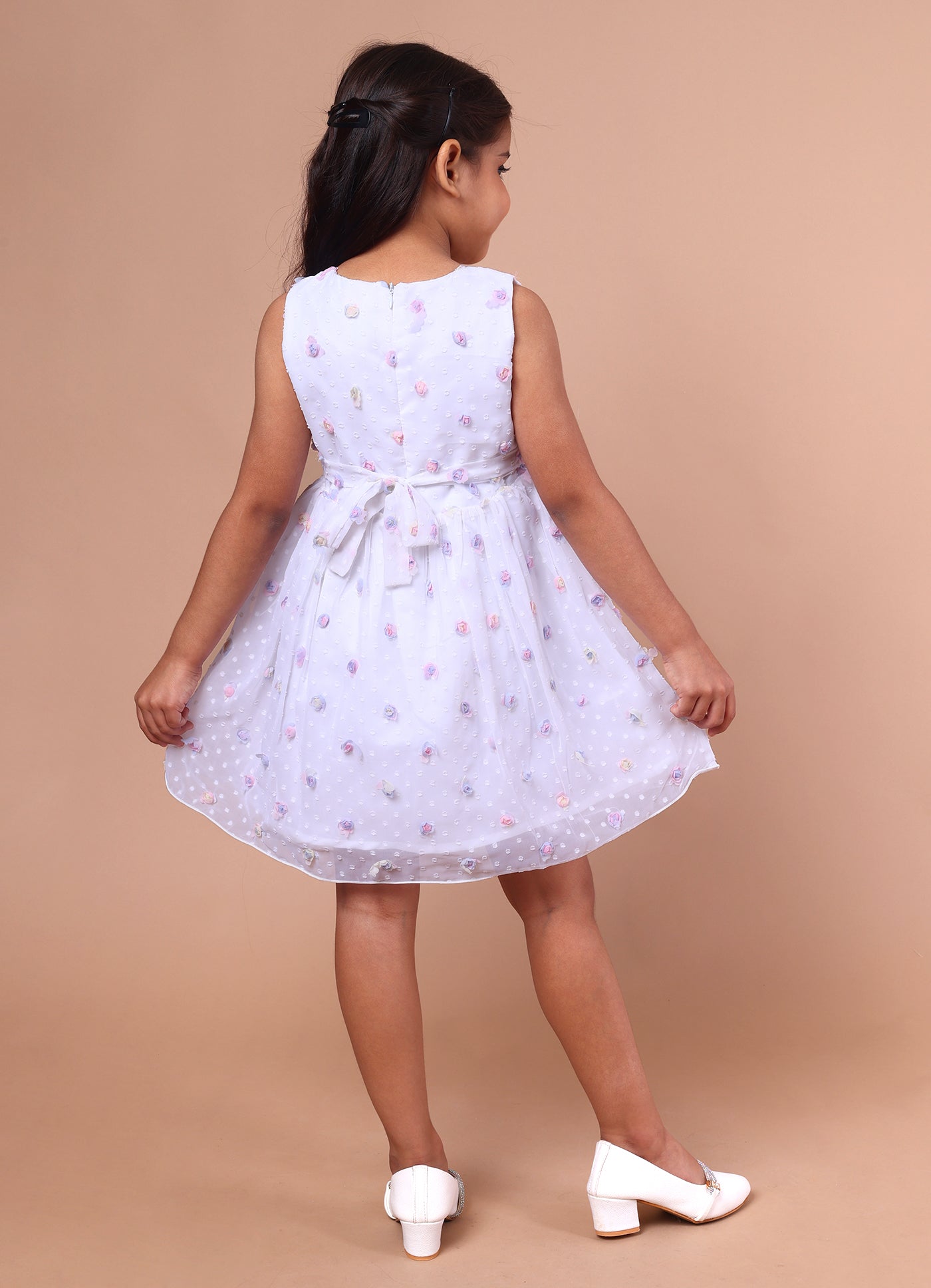 Lavender Blossom Bow Dress