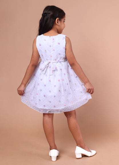 Lavender Blossom Bow Dress