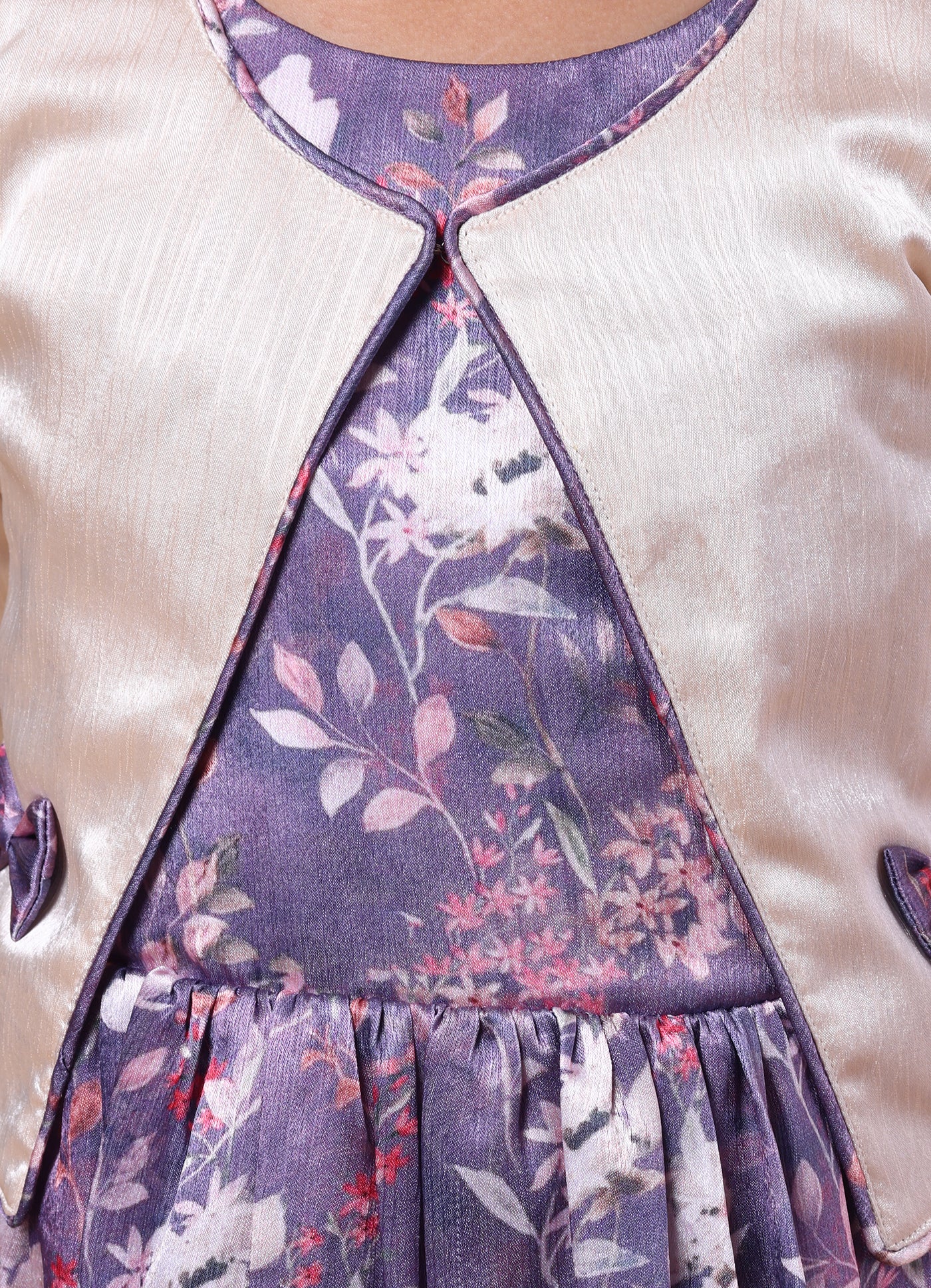 Satin Party Jacket Dress