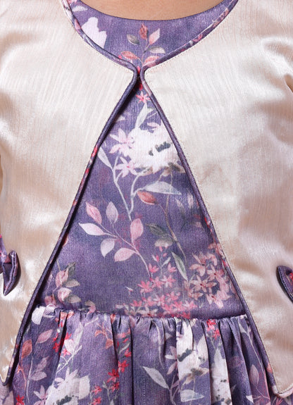 Satin Party Jacket Dress