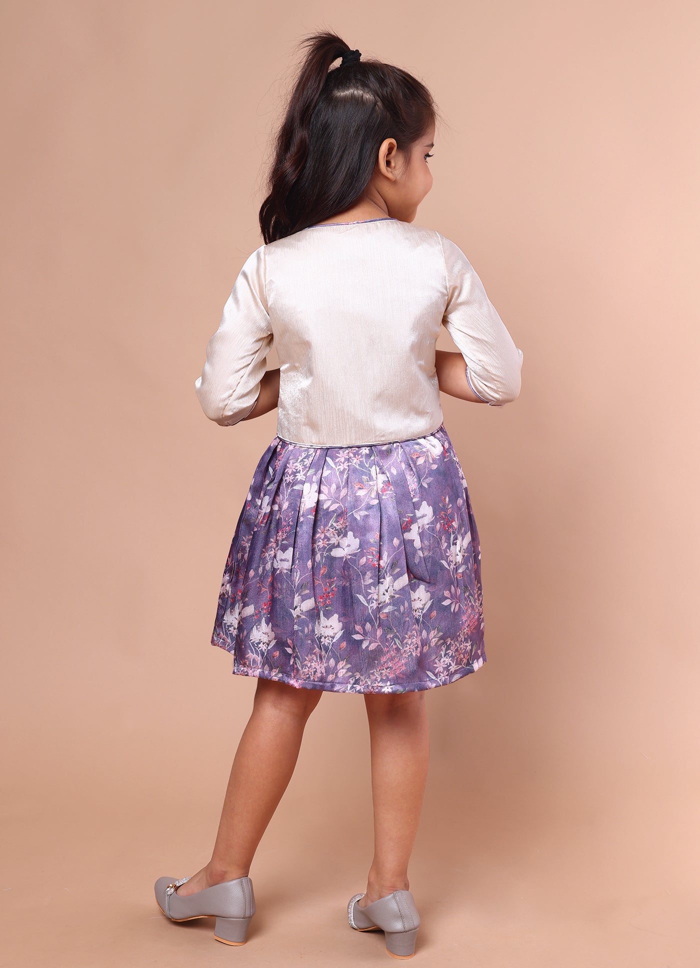 Satin Party Jacket Dress