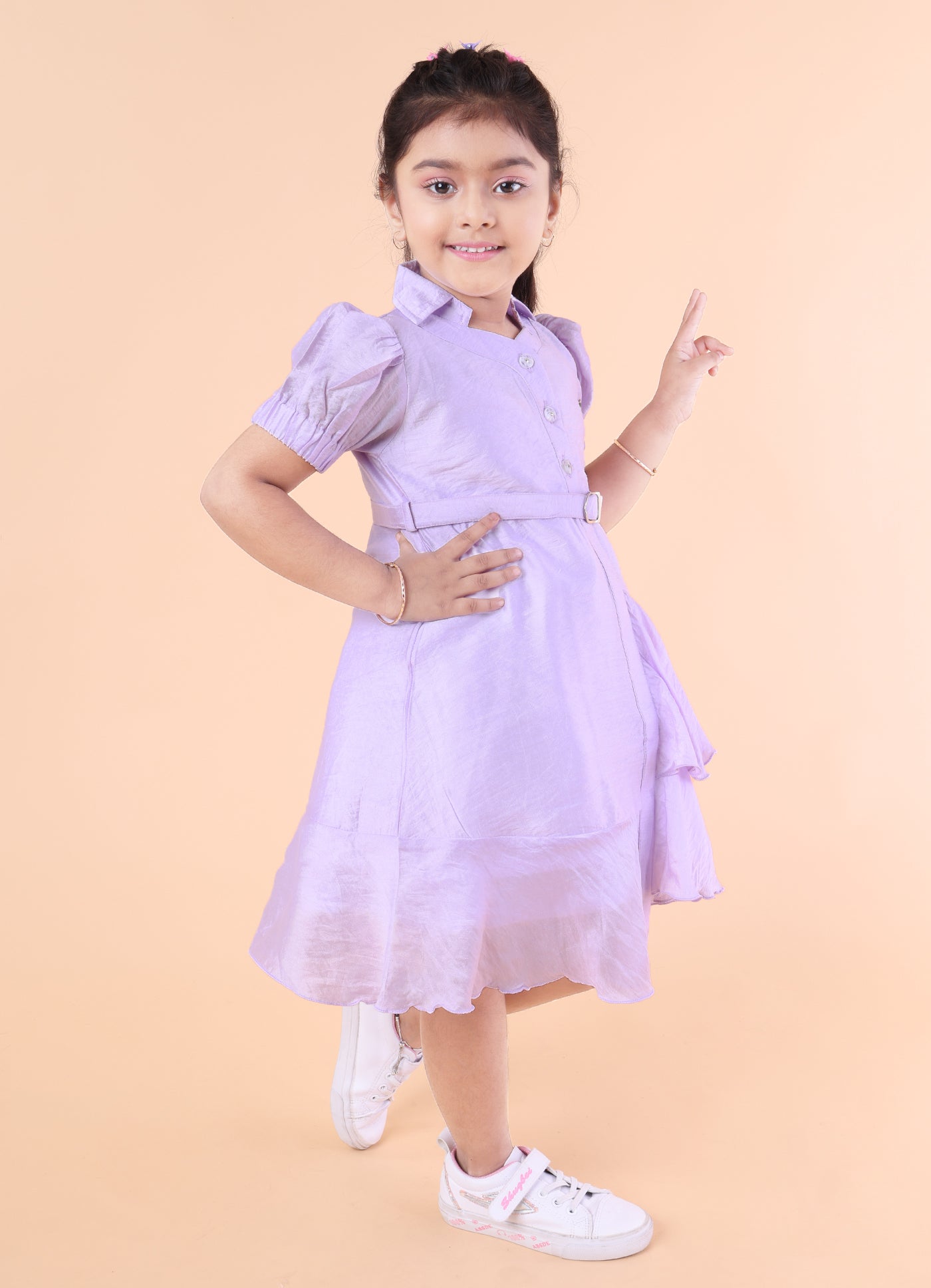 Pastel Breeze Ruffle Dress