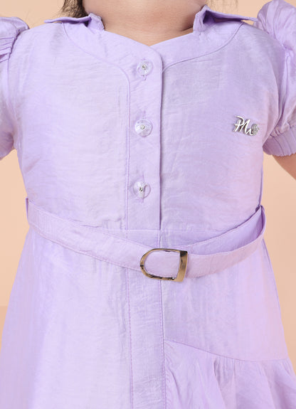 Pastel Breeze Ruffle Dress