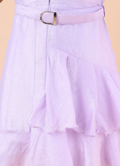 Pastel Breeze Ruffle Dress