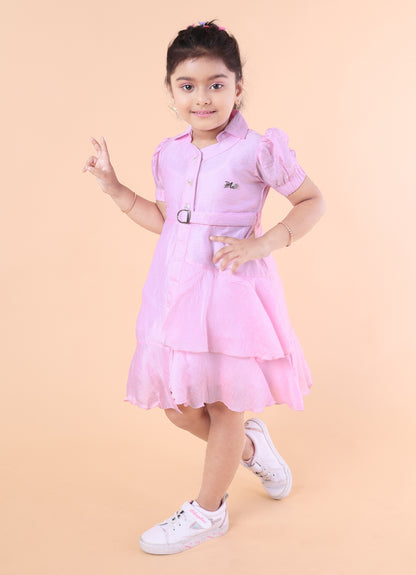 Pastel Breeze Ruffle Dress