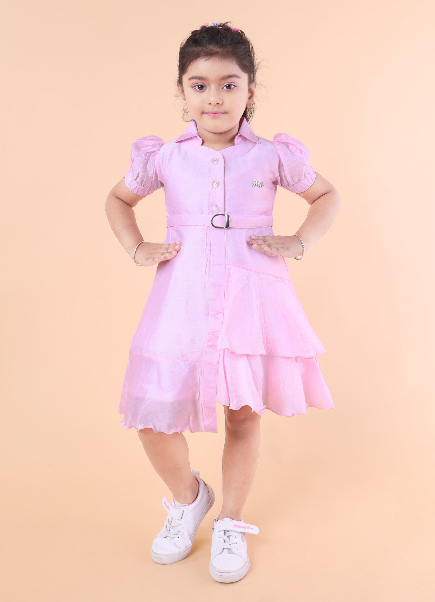 Pastel Breeze Ruffle Dress