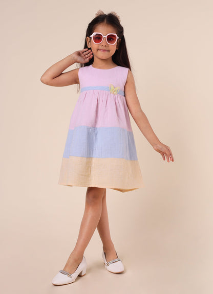 Multicolour Linen Dress