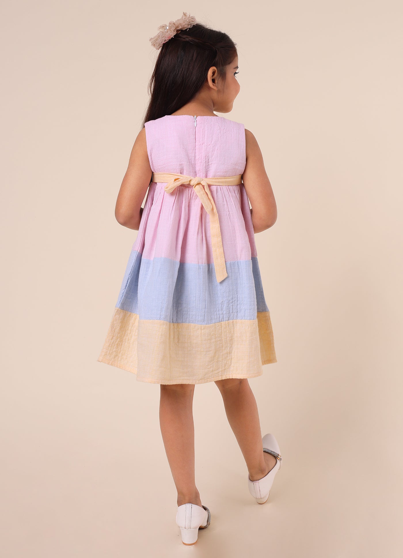 Multicolour Linen Dress