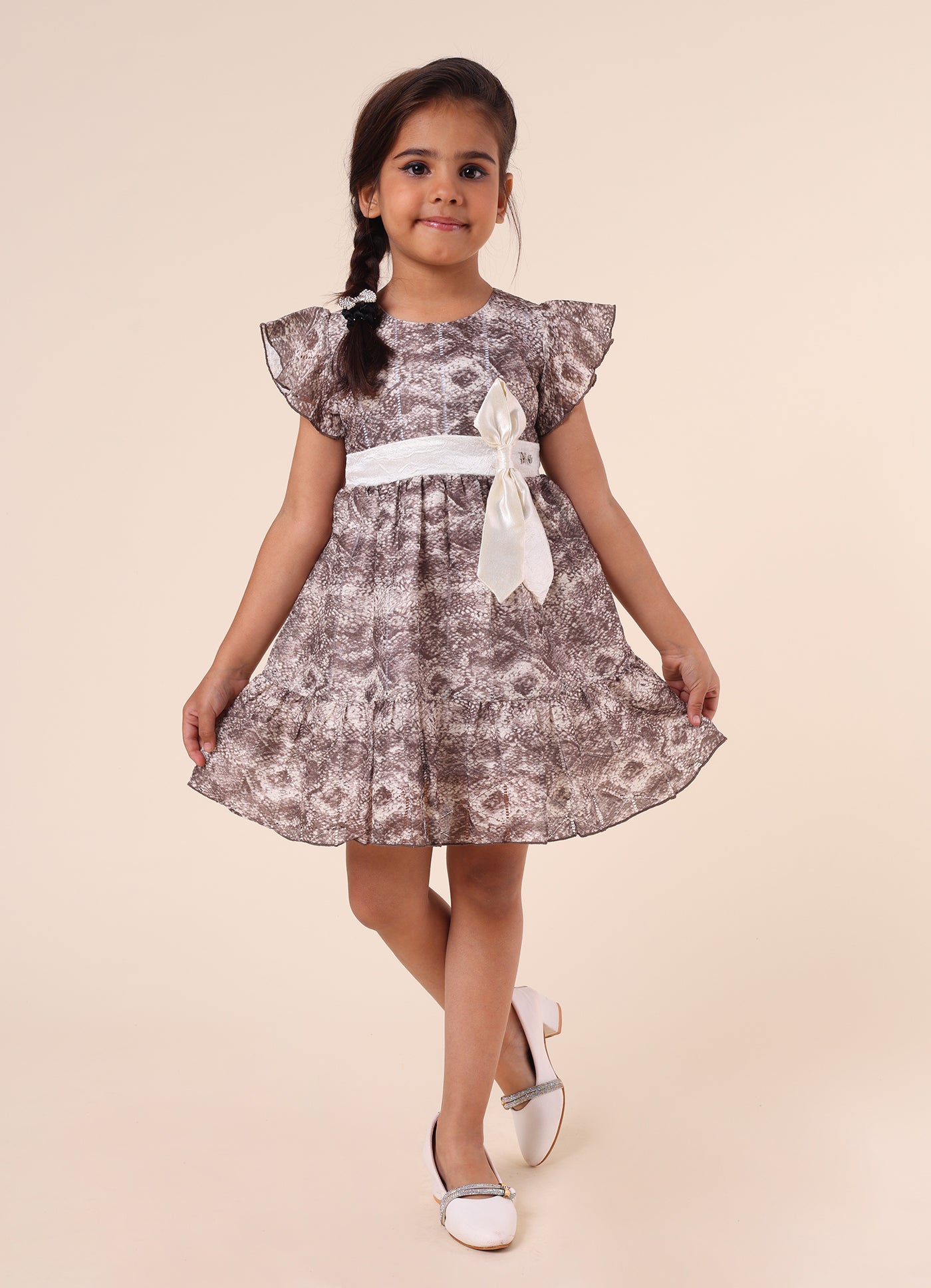 Party Wear Dress with Bow