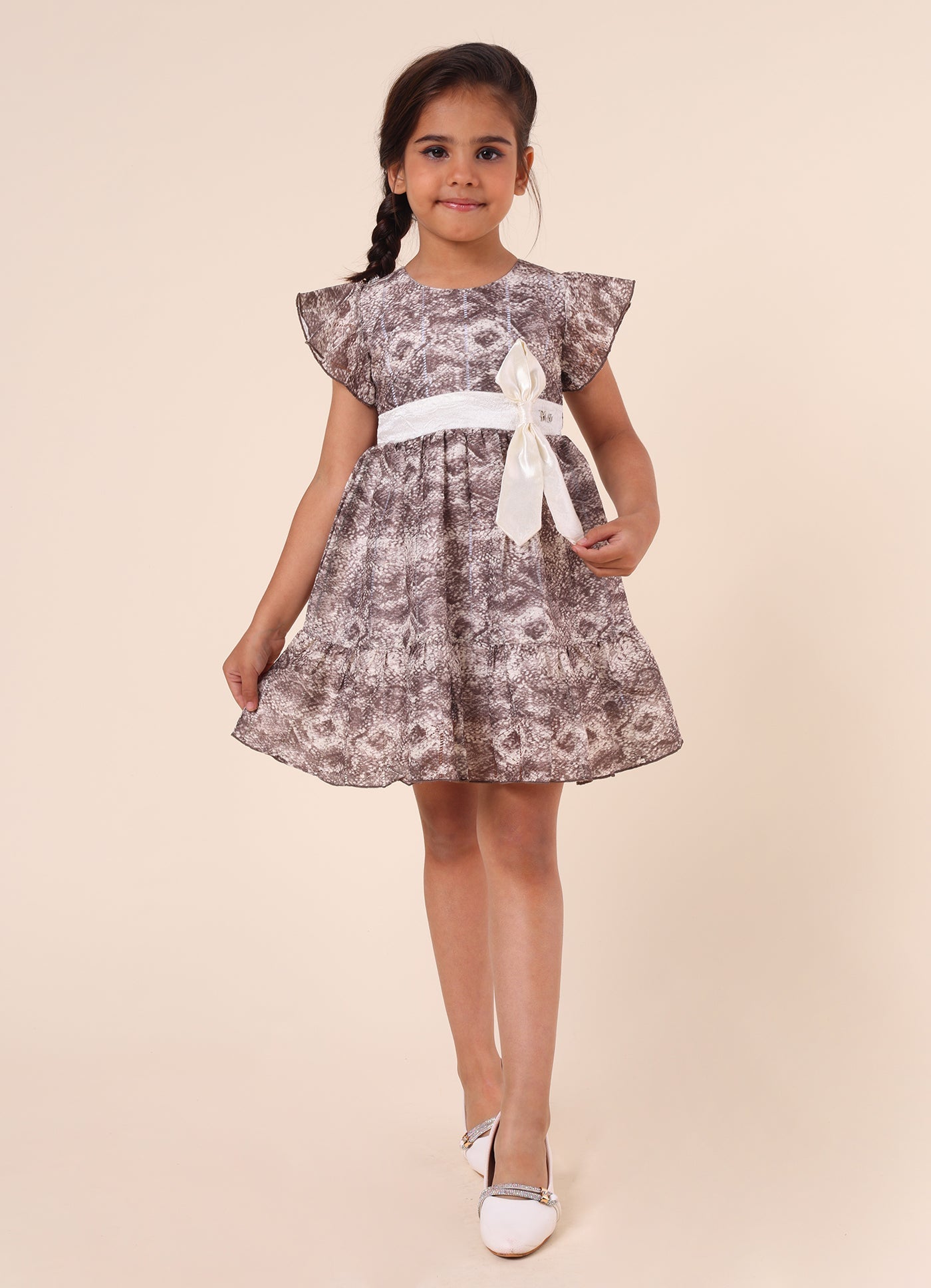 Party Wear Dress with Bow