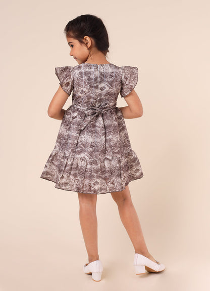 Party Wear Dress with Bow