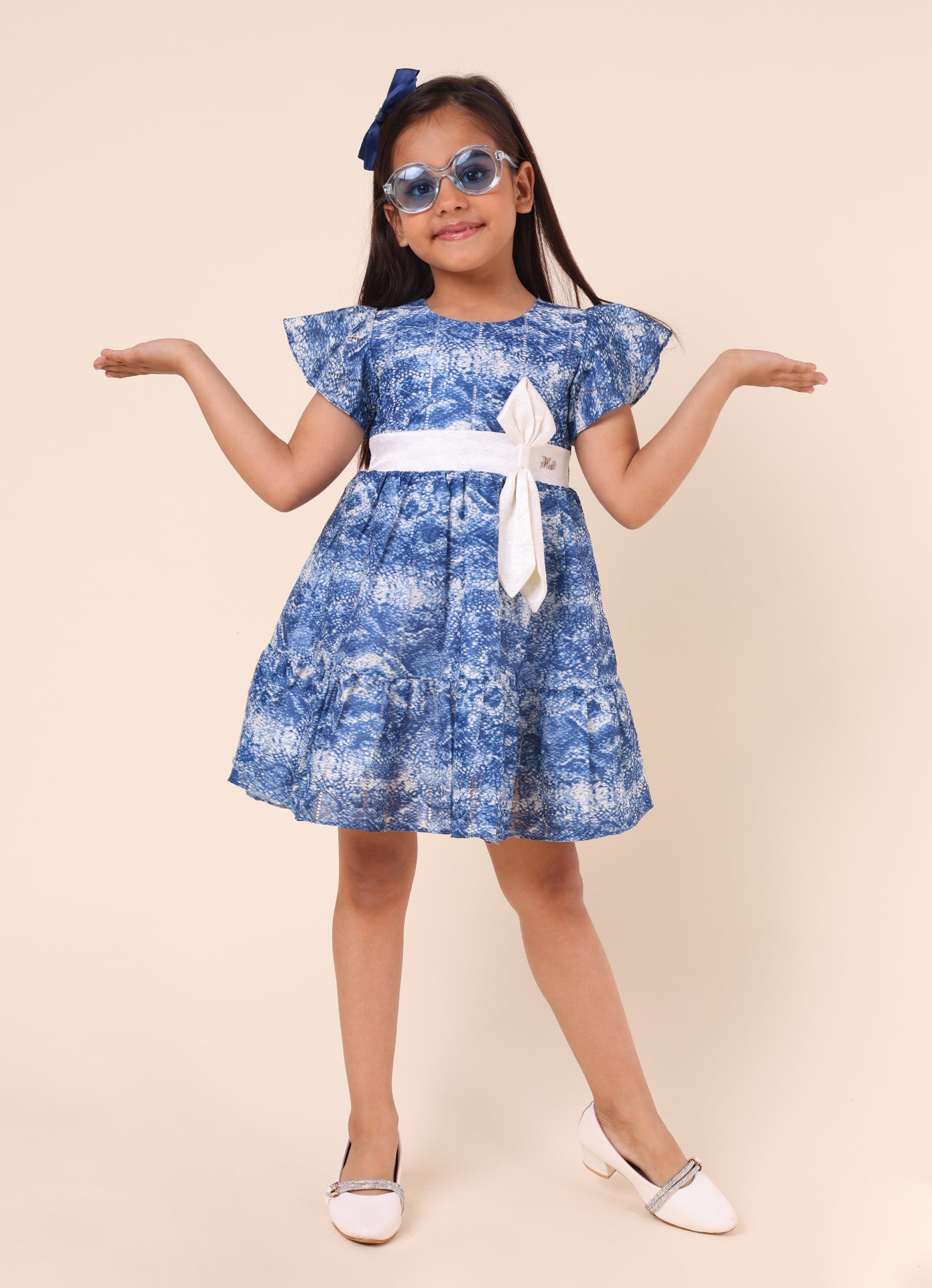 Party Wear Dress with Bow