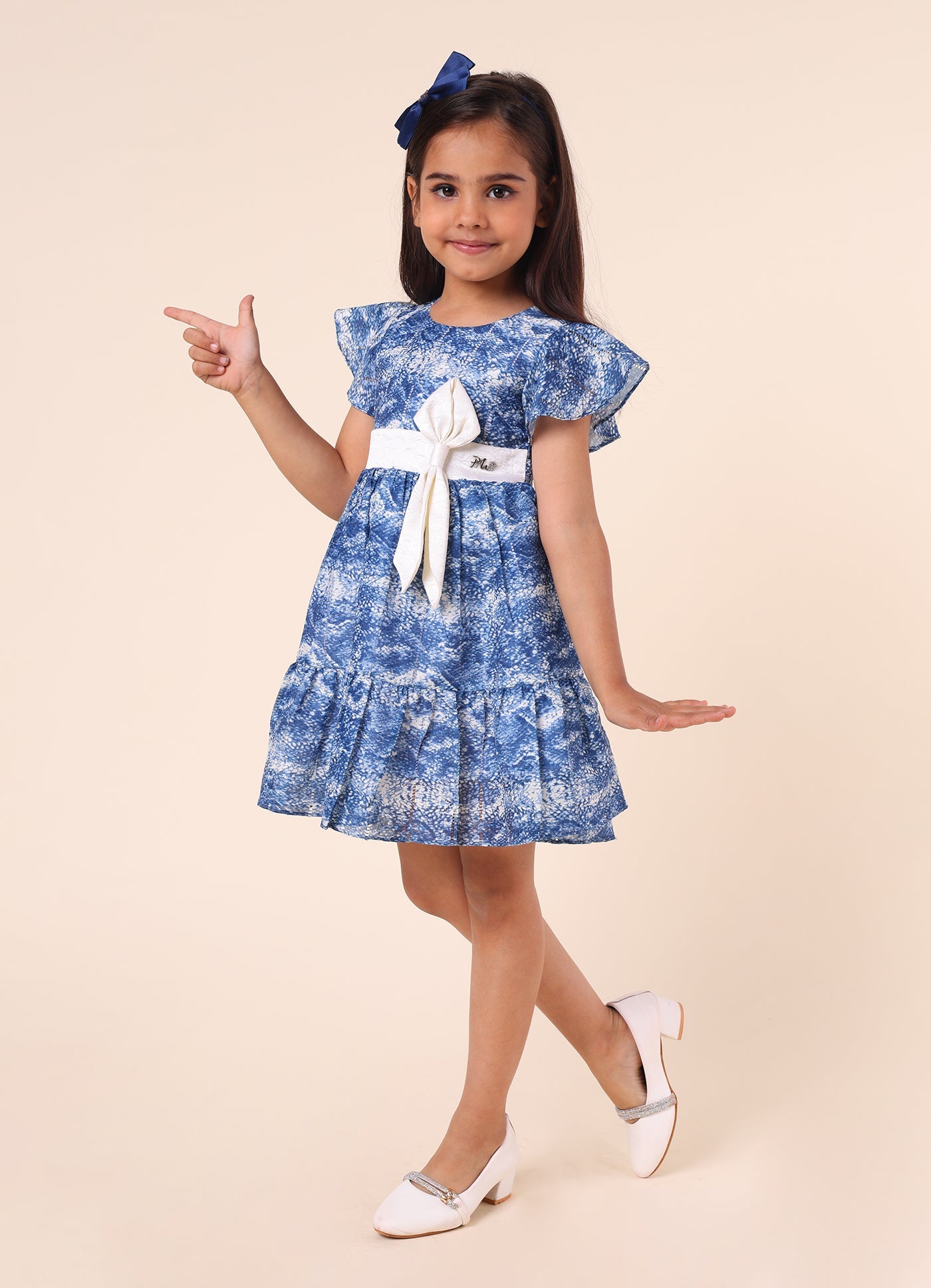 Party Wear Dress with Bow