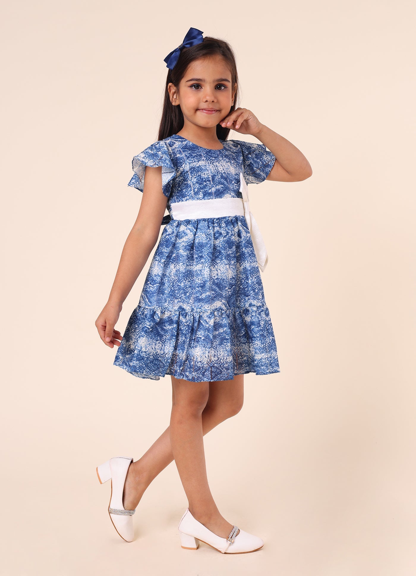 Party Wear Dress with Bow