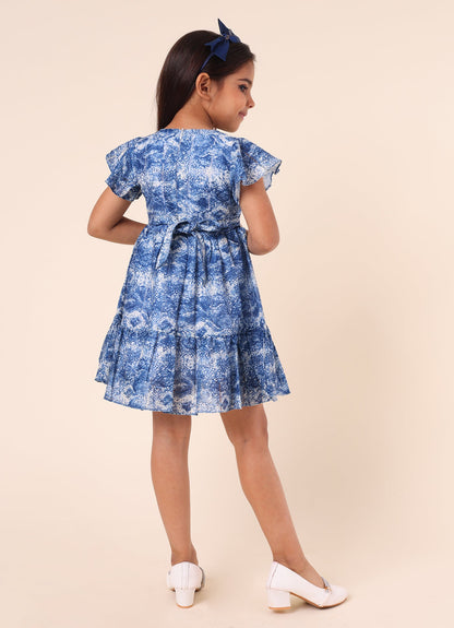 Party Wear Dress with Bow