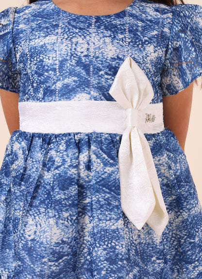 Party Wear Dress with Bow