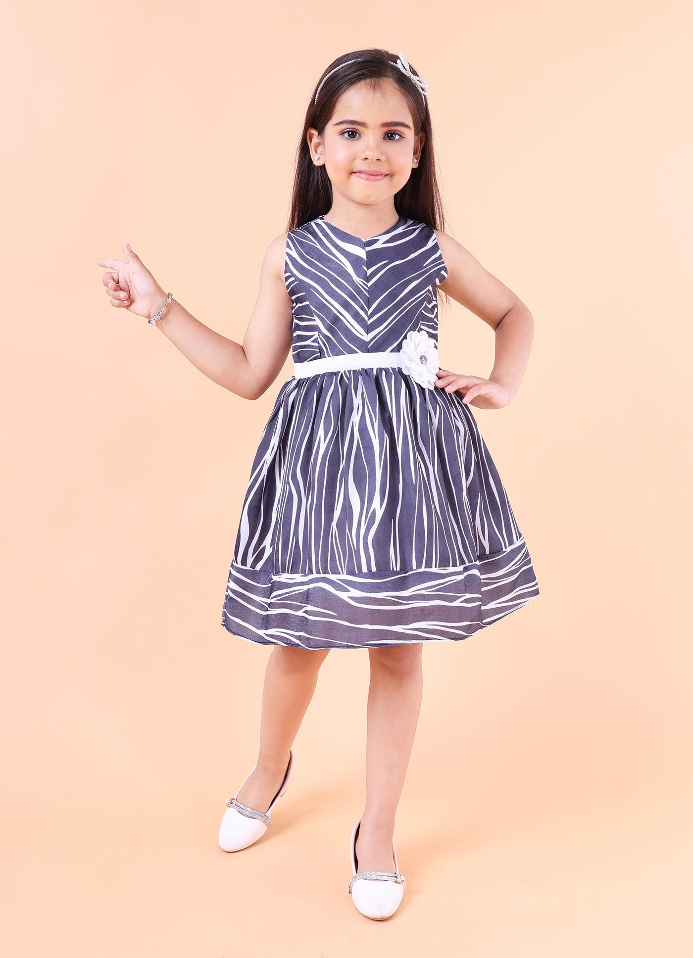 Pretty Zebra Print Dress