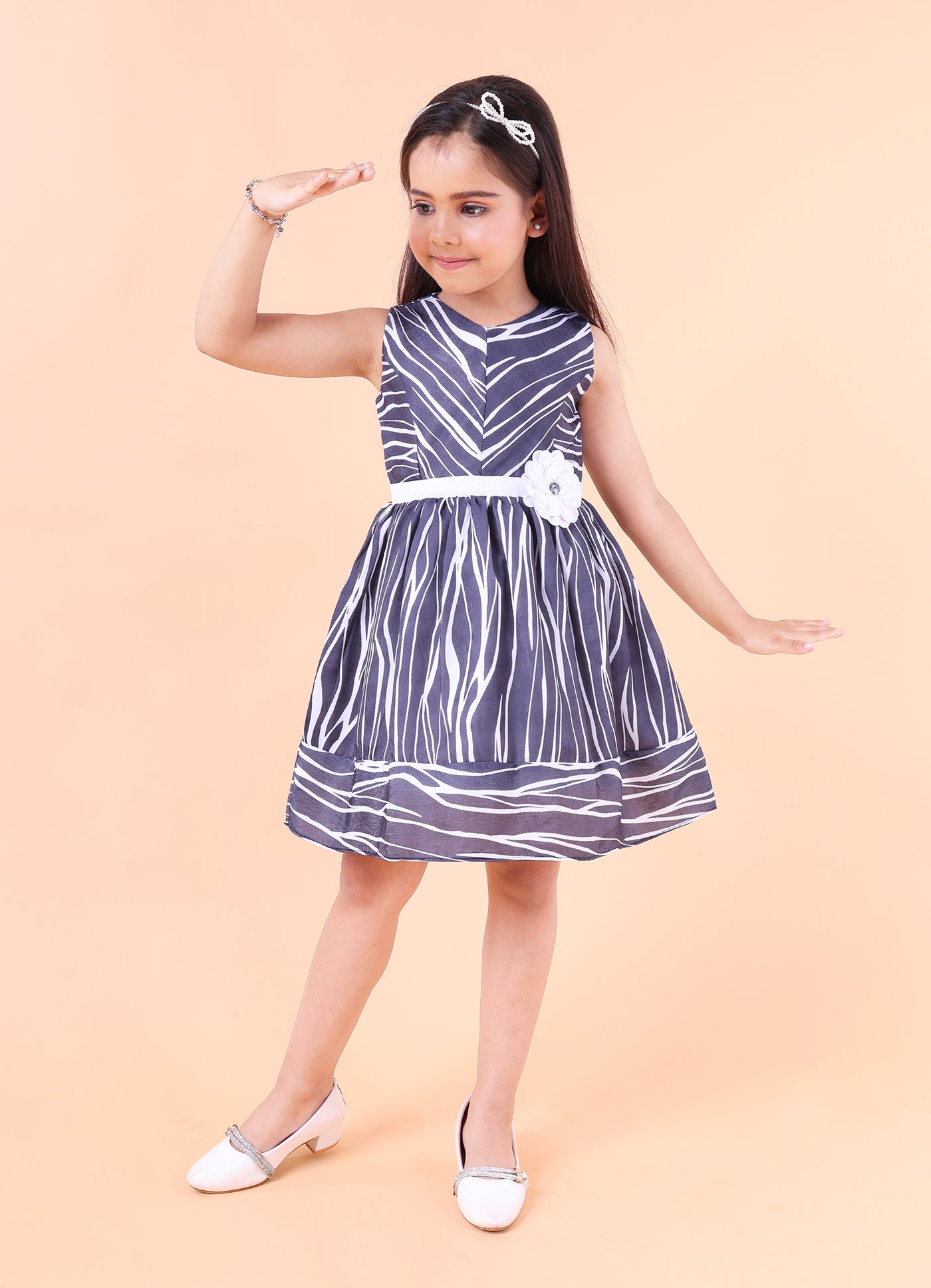 Pretty Zebra Print Dress