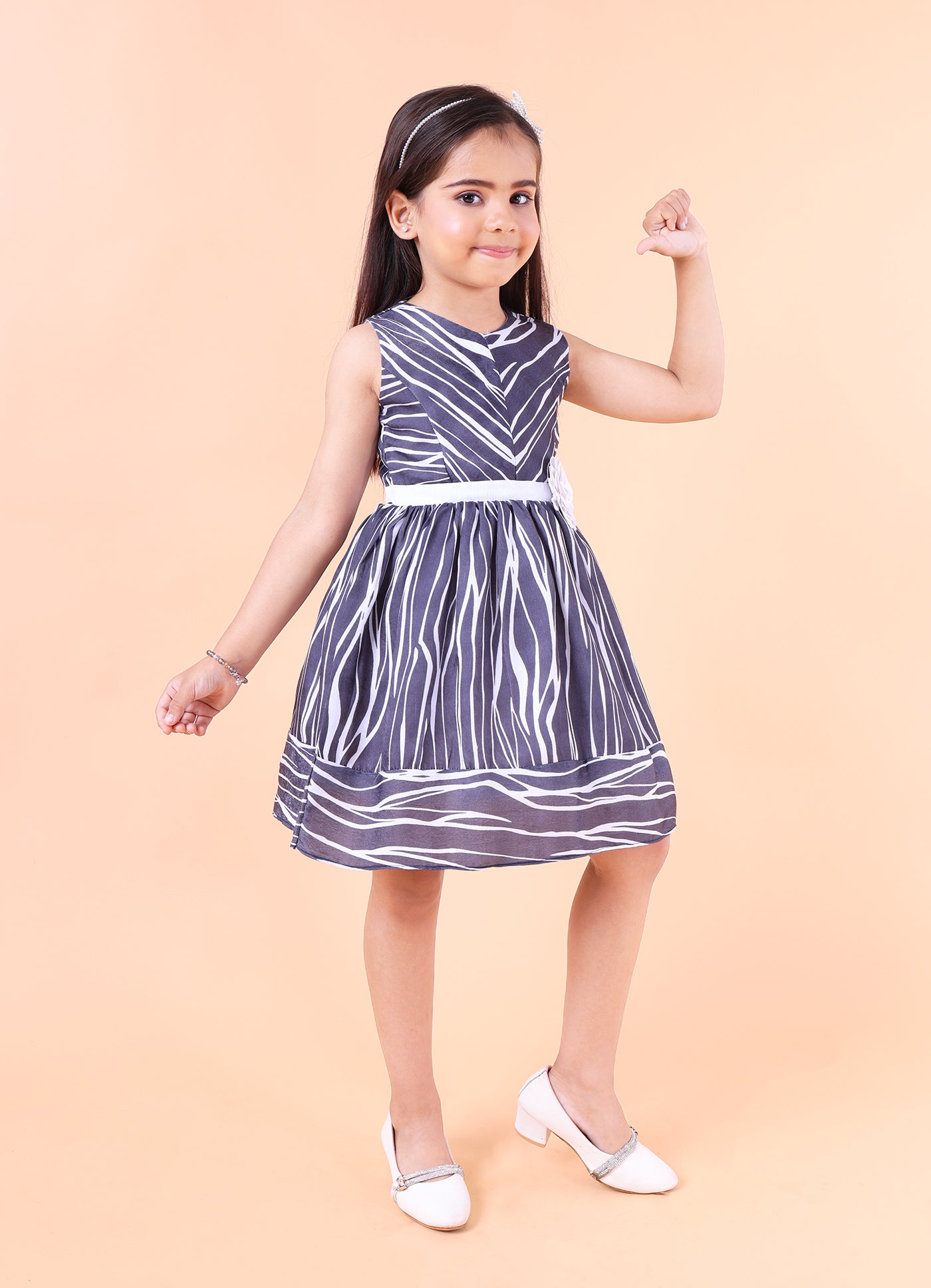 Pretty Zebra Print Dress