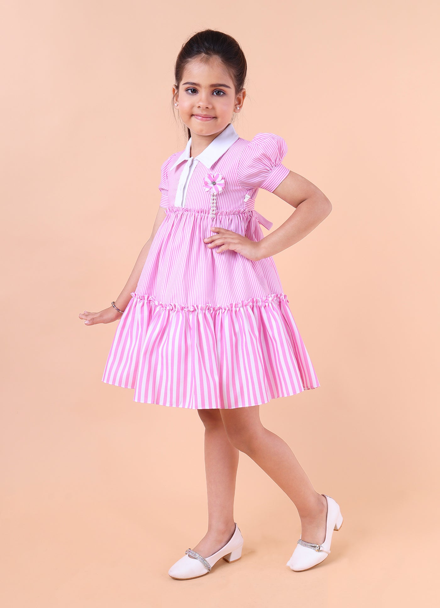 Shirt Striped Dress