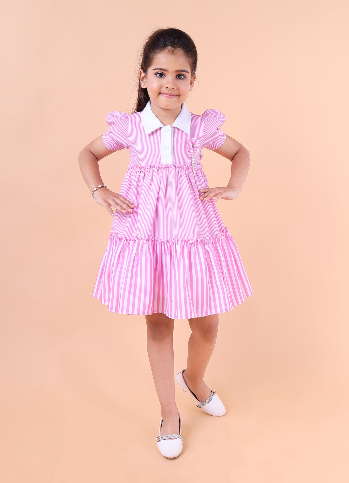 Shirt Striped Dress