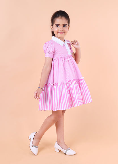 Shirt Striped Dress