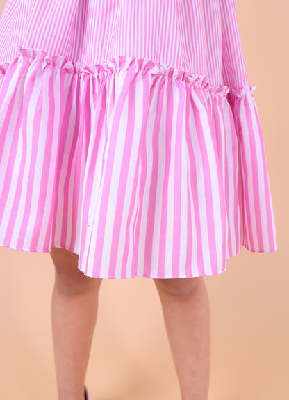 Shirt Striped Dress
