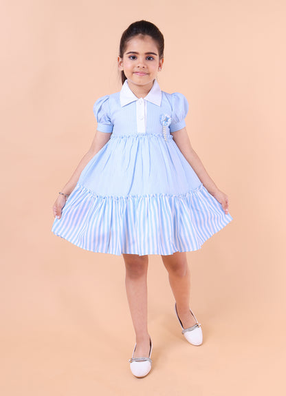 Shirt Striped Dress