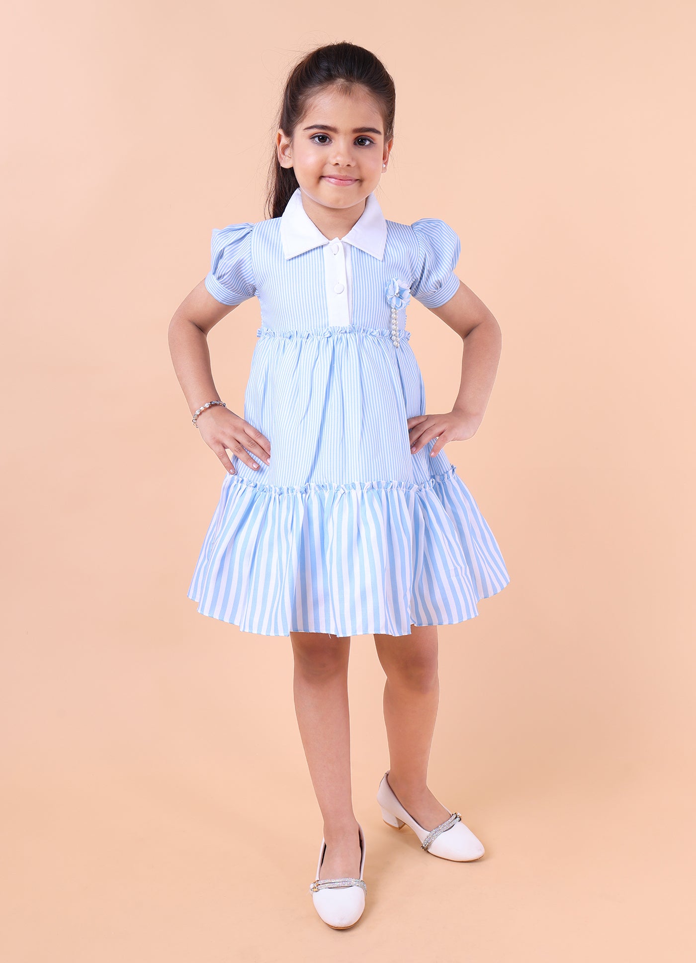 Shirt Striped Dress